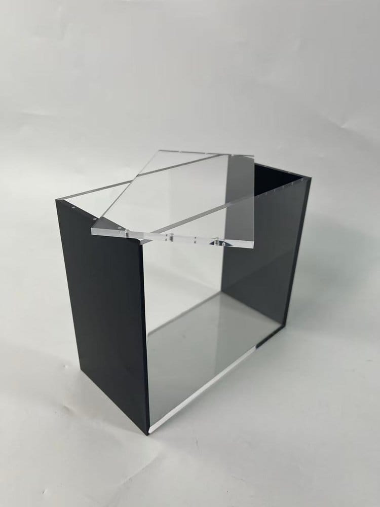 Evoretro Magnetic Acrylic Display Case for ETB with Colored Sides - Black