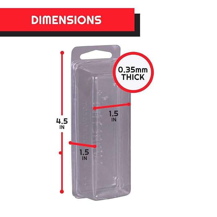 Clamshell PET Protectors 50-Pack for Action Figures