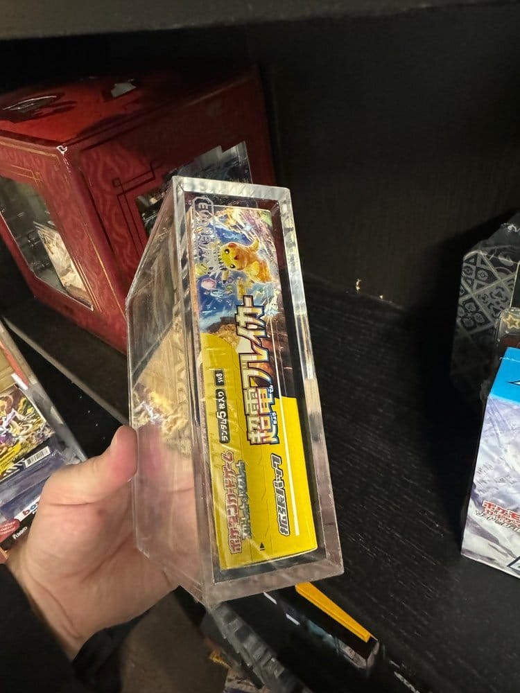 Evoretro Acrylic Display Case for Pokémon Large Japanese Booster Box