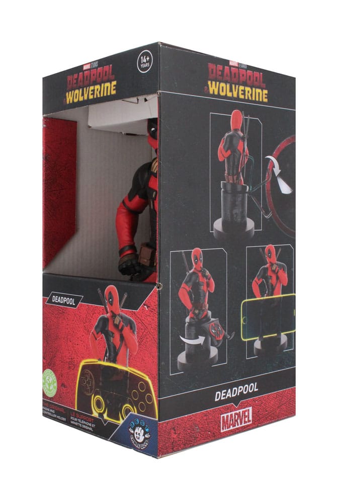 Marvel Cable Guys R.E.S.T Collectible Charging Stand Deadpool 3 23 cm