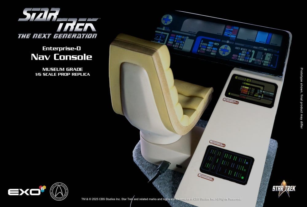 Star Trek: The Next Generation Replica 1/6 Enterprise-D Bridge Consoles Set