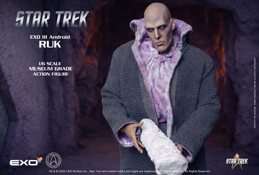Star Trek: The Original Series Action Figure 1/6 Ruk EXO III Android 33 cm