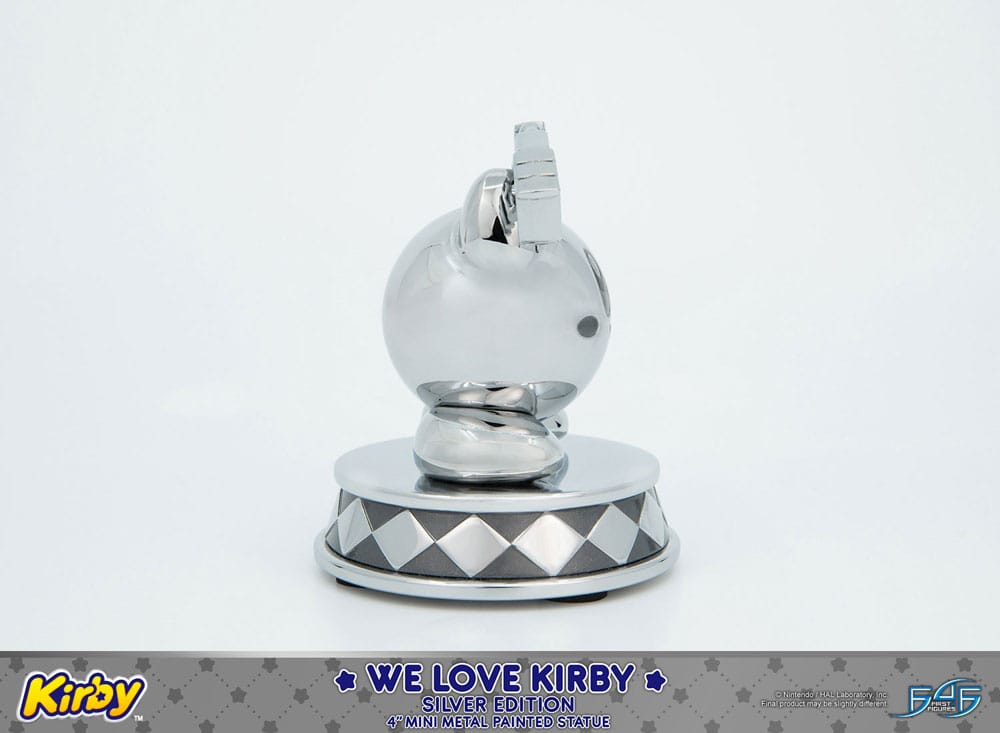 Kirby DieCast Statue We Love Kirby Silver Edition 10 cm