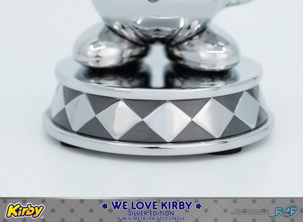 Kirby DieCast Statue We Love Kirby Silver Edition 10 cm