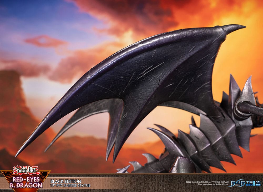 Yu-Gi-Oh! PVC Statue Red-Eyes B. Dragon Black Color 33 cm
