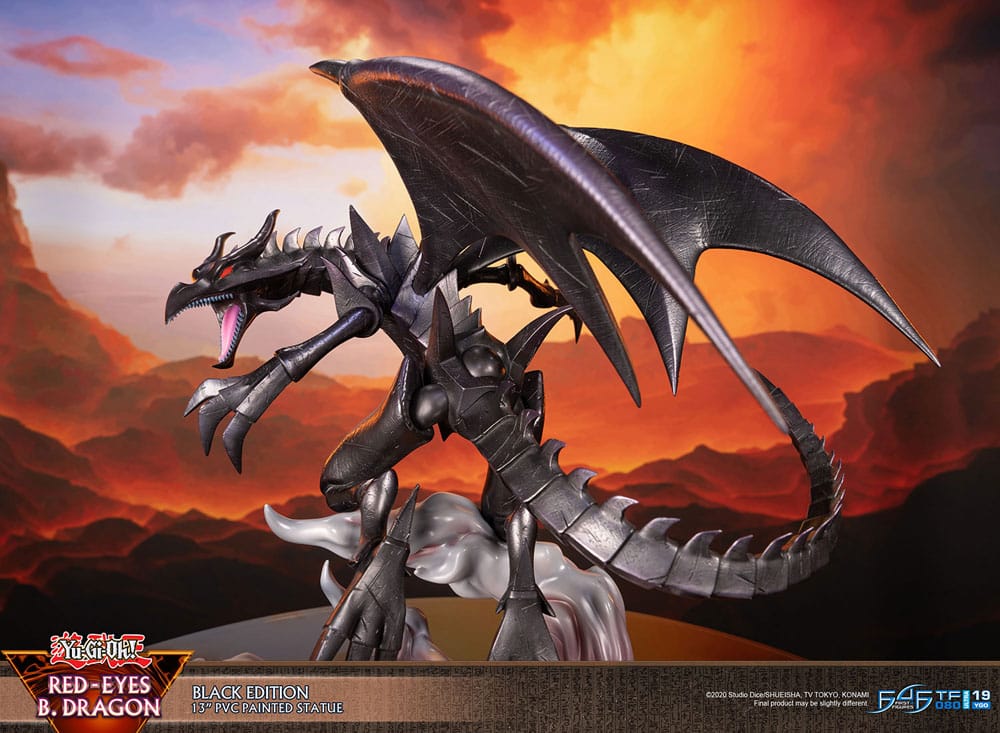 Yu-Gi-Oh! PVC Statue Red-Eyes B. Dragon Black Color 33 cm
