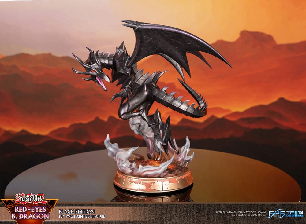 Yu-Gi-Oh! PVC Statue Red-Eyes B. Dragon Black Color 33 cm