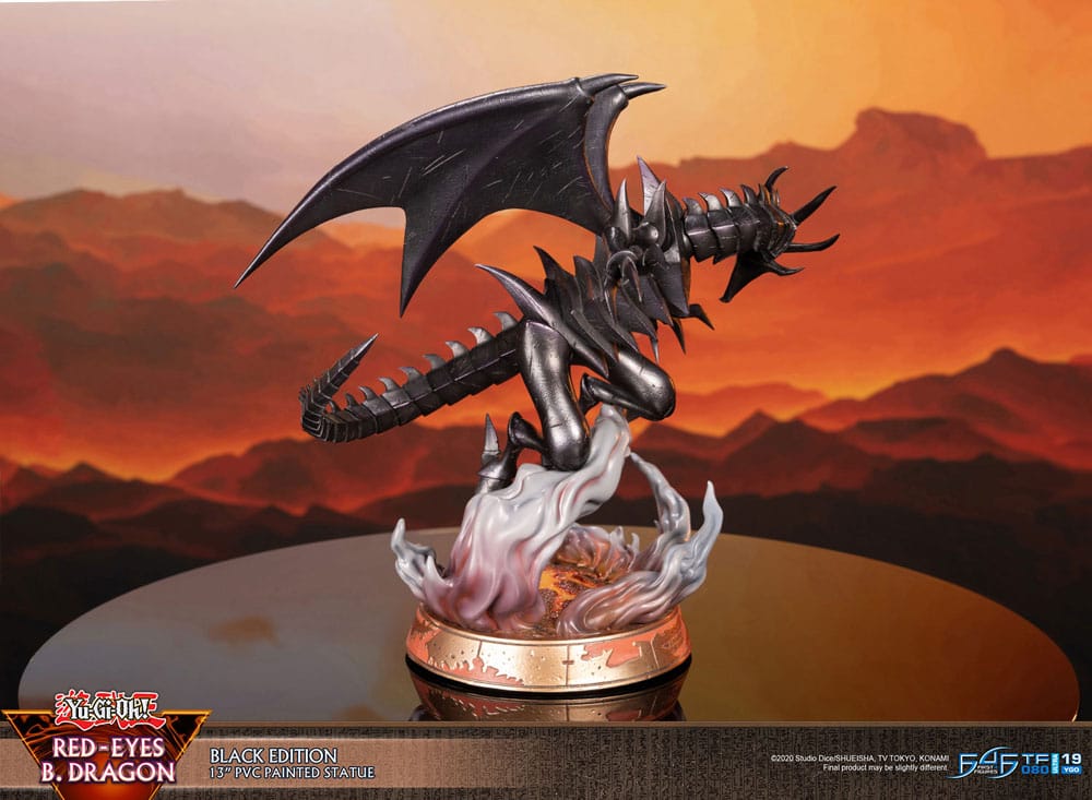 Yu-Gi-Oh! PVC Statue Red-Eyes B. Dragon Black Color 33 cm
