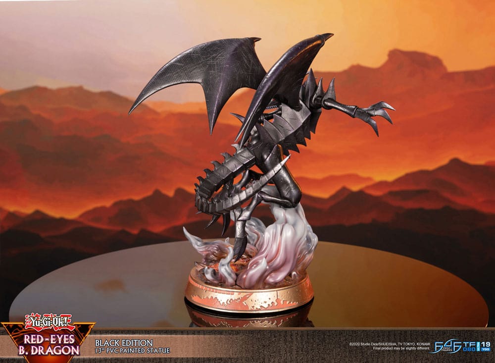 Yu-Gi-Oh! PVC Statue Red-Eyes B. Dragon Black Color 33 cm