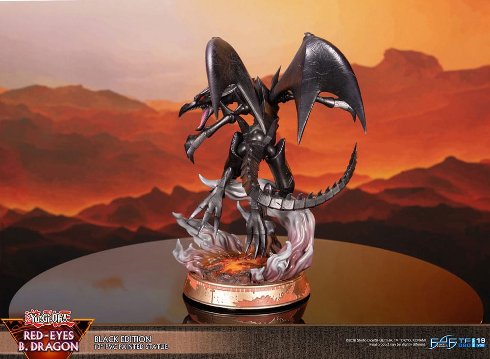 Yu-Gi-Oh! PVC Statue Red-Eyes B. Dragon Black Color 33 cm