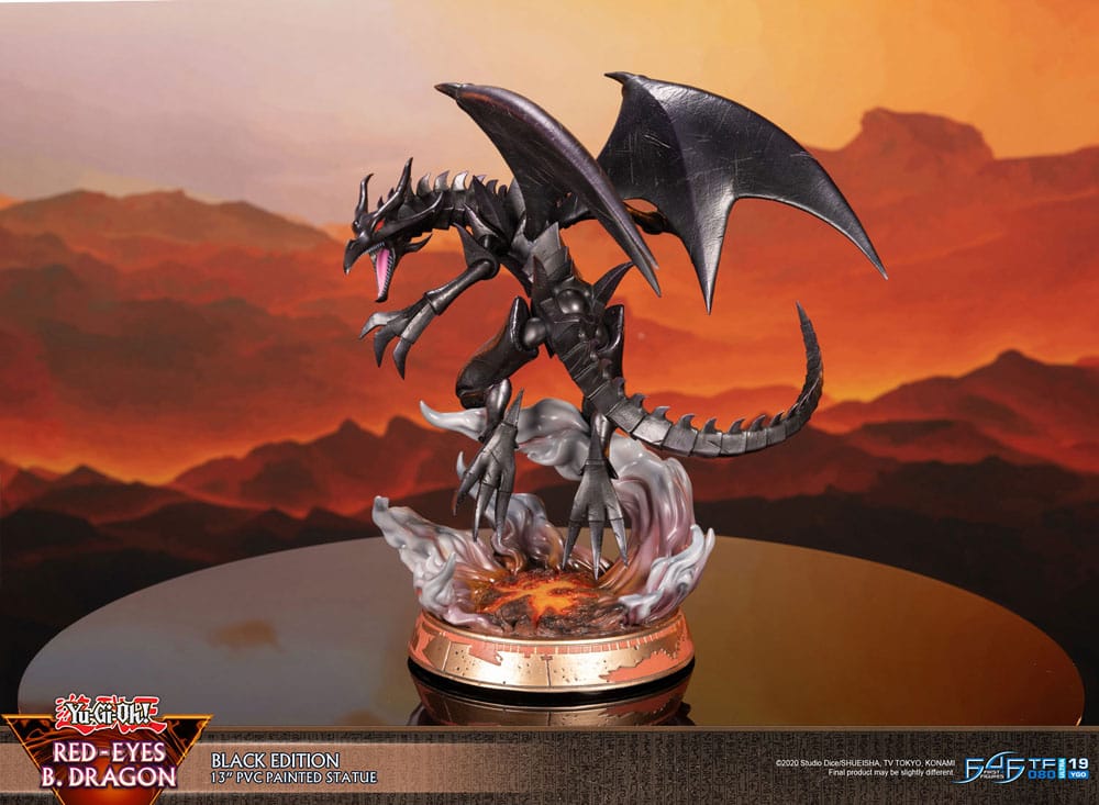 Yu-Gi-Oh! PVC Statue Red-Eyes B. Dragon Black Color 33 cm