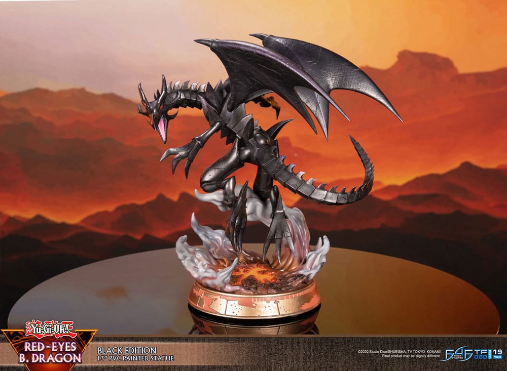 Yu-Gi-Oh! PVC Statue Red-Eyes B. Dragon Black Color 33 cm