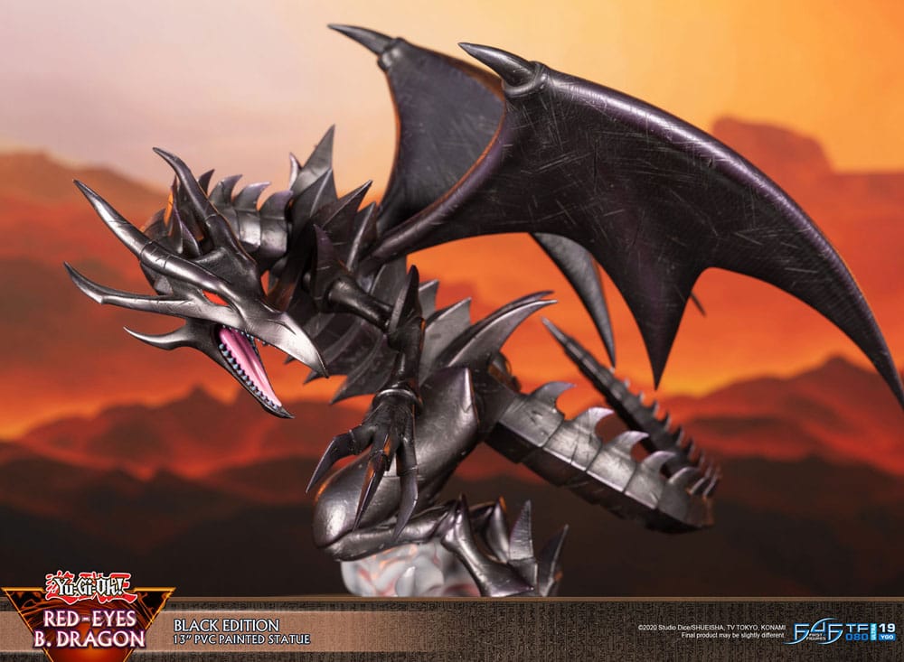 Yu-Gi-Oh! PVC Statue Red-Eyes B. Dragon Black Color 33 cm