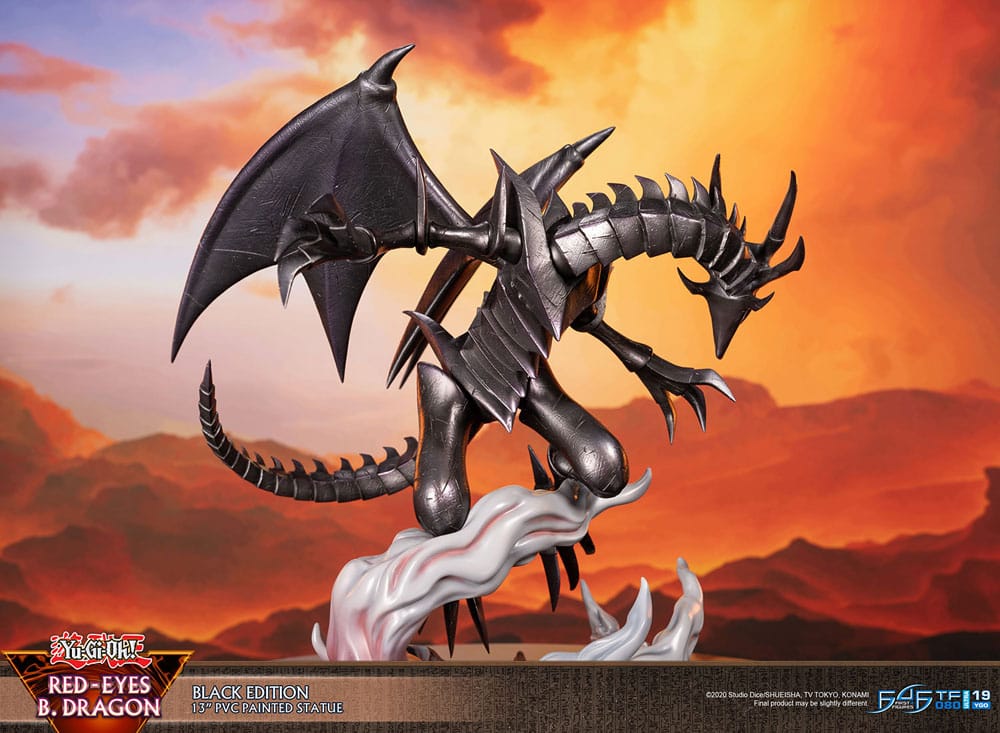 Yu-Gi-Oh! PVC Statue Red-Eyes B. Dragon Black Color 33 cm