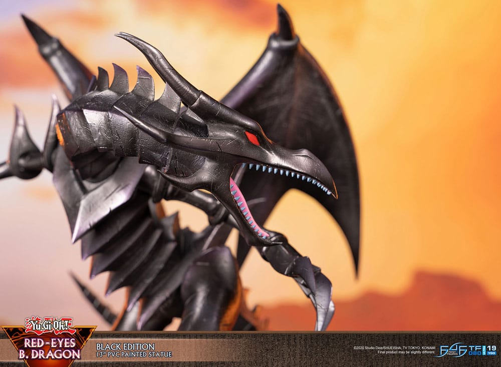 Yu-Gi-Oh! PVC Statue Red-Eyes B. Dragon Black Color 33 cm