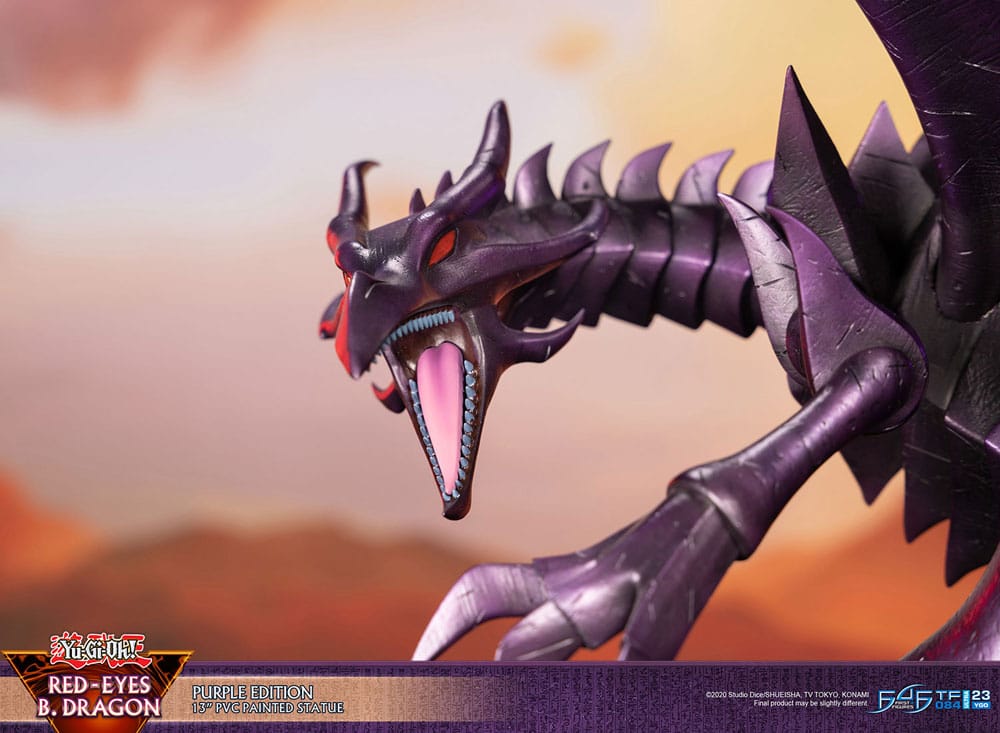 Yu-Gi-Oh! PVC Statue Red-Eyes B. Dragon Purple Color 33 cm