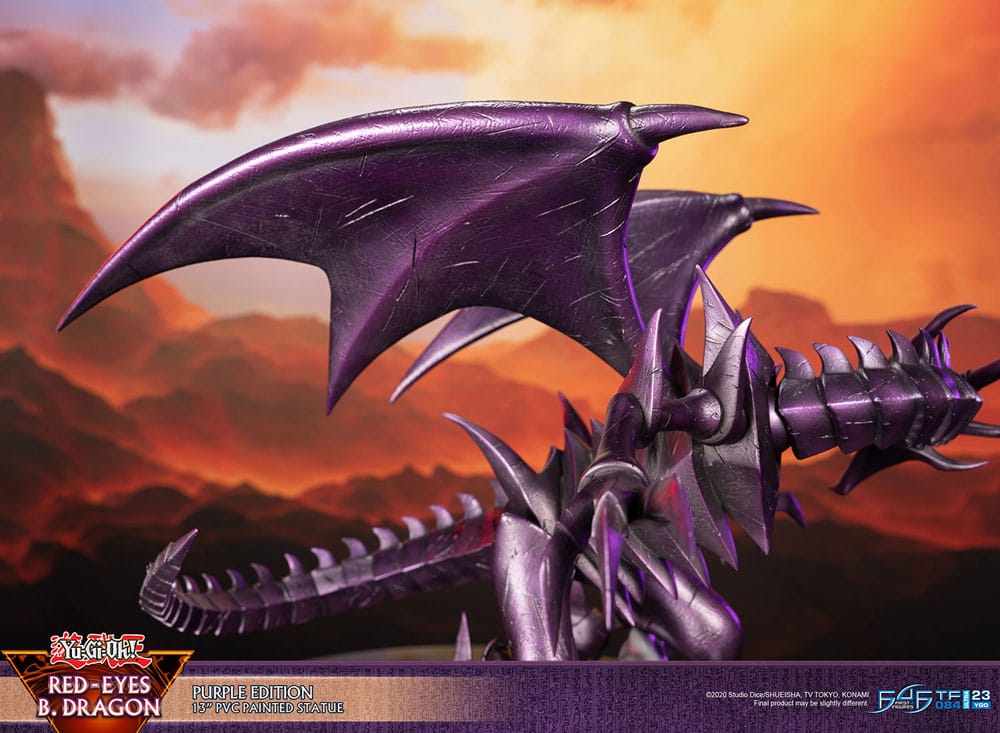 Yu-Gi-Oh! PVC Statue Red-Eyes B. Dragon Purple Color 33 cm