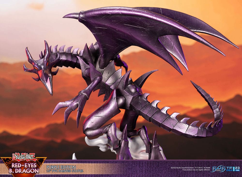 Yu-Gi-Oh! PVC Statue Red-Eyes B. Dragon Purple Color 33 cm