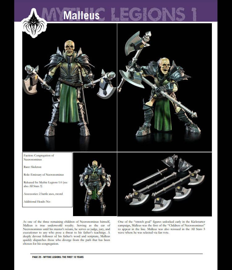 Mythic Legions: The First 10 Year Book Hardcover