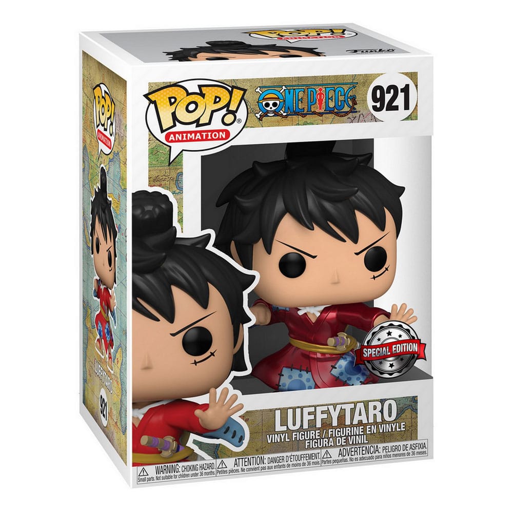 One Piece POP! Animations-Vinylfigur Ruffy im Kimono (MT) Exclusive Edition 9 cm