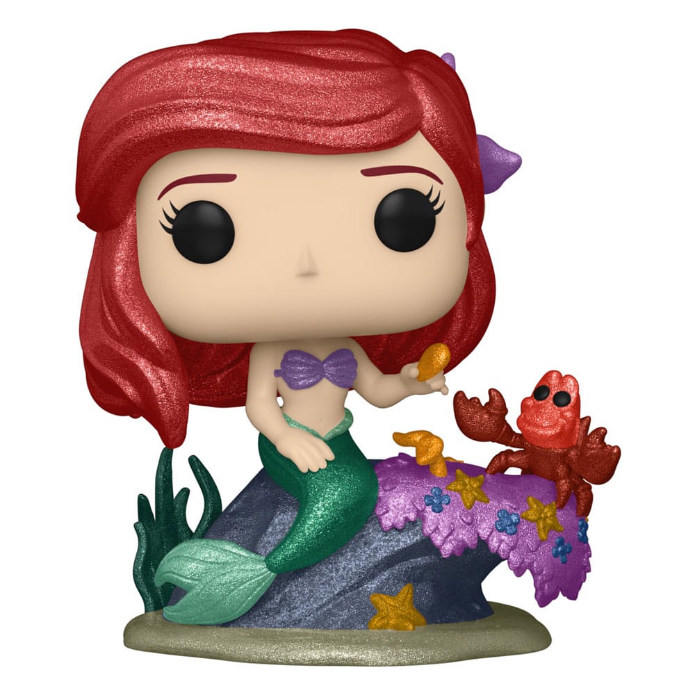 The Little Mermaid POP! Movies Vinyl Figure Ariel Diamond Collection Exclusive 9 cm - Damaged packaging