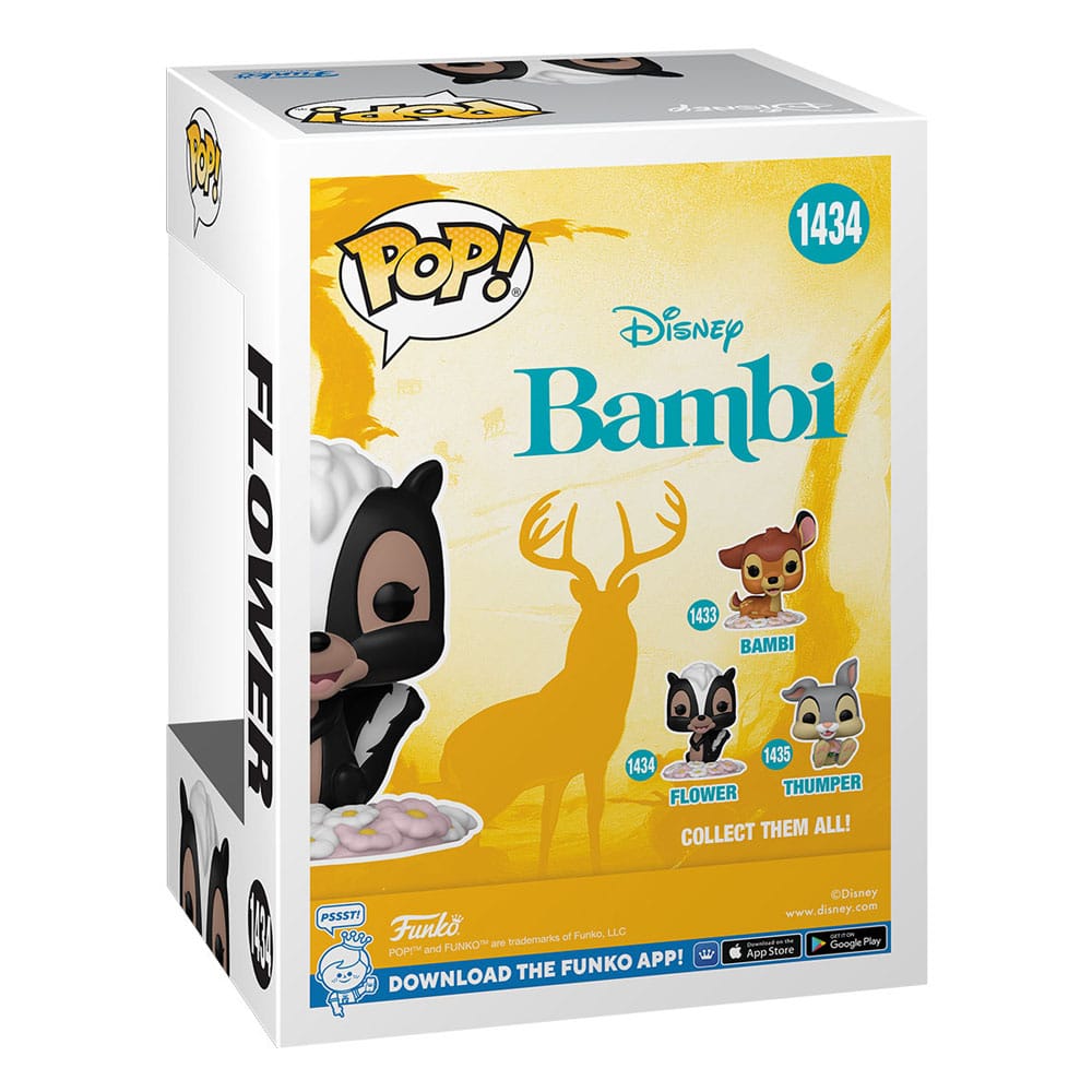 Bambi POP zum 80. Jubiläum! Disney Vinylfigur Blume 9 cm