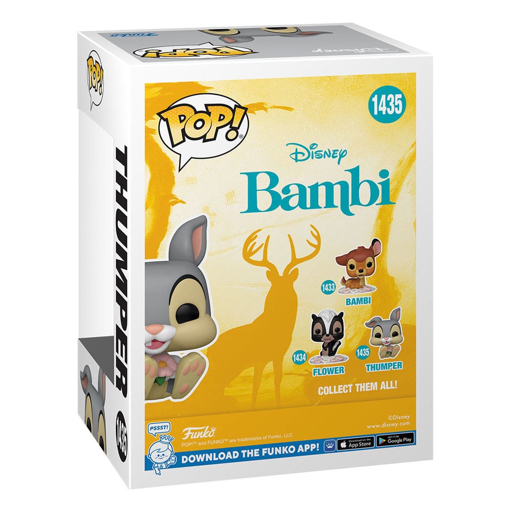 Bambi POP zum 80. Jubiläum! Disney Vinylfigur Thumper 9 cm