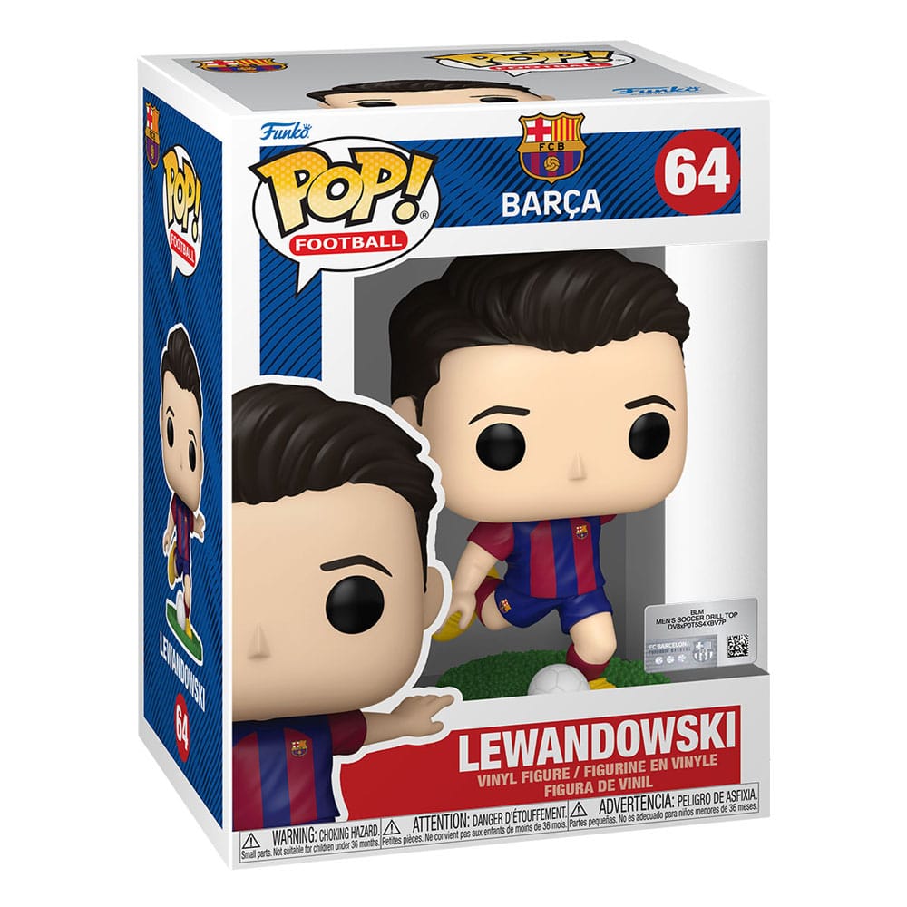 EFL POP! Fußball-Vinylfigur Barcelona - Lewandowski 9 cm