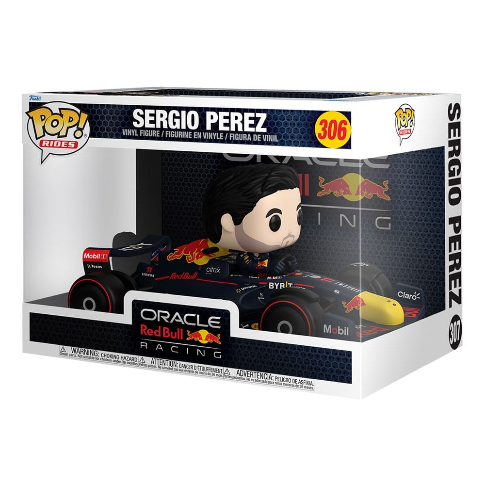 Formel 1 POP! Rides Super Deluxe Vinylfigur Sergio Perez 15 cm