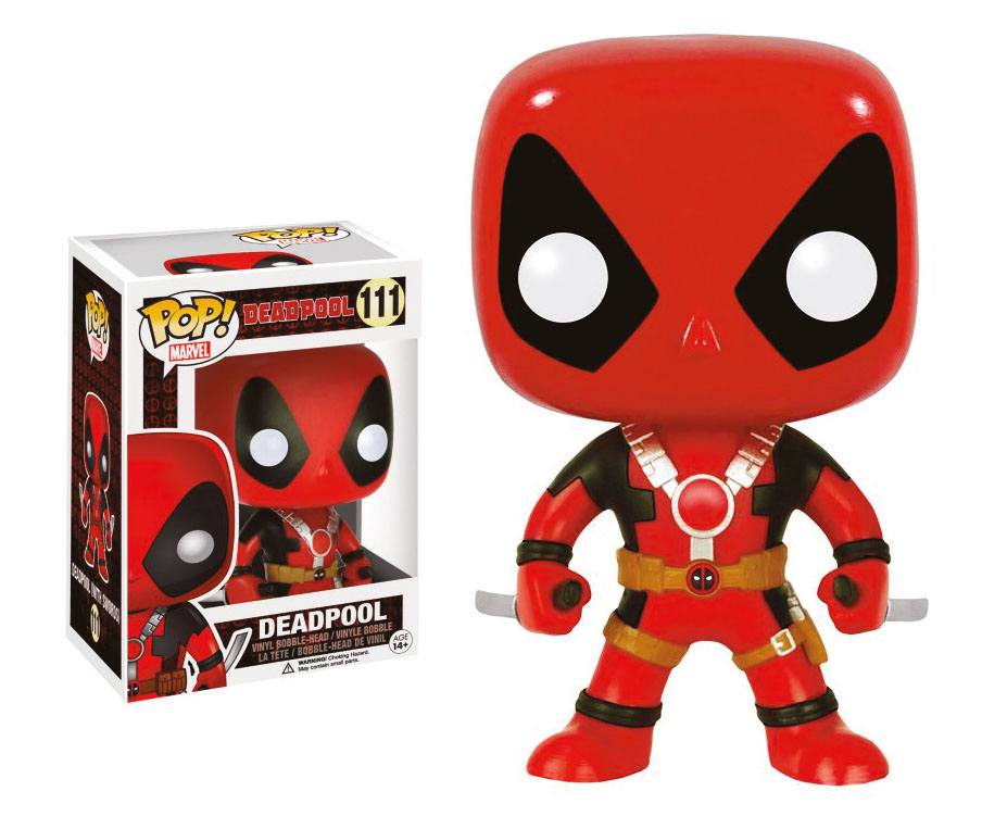 Marvel Comics POP! Vinyl Bobble-Head Deadpool Two Swords 10 cm