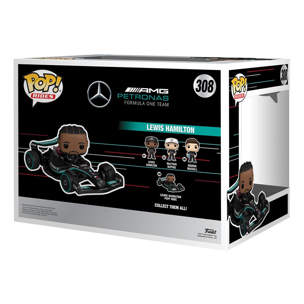 Formel 1 POP! Rides Super Deluxe Vinylfigur Mercedes Hamilton 15 cm