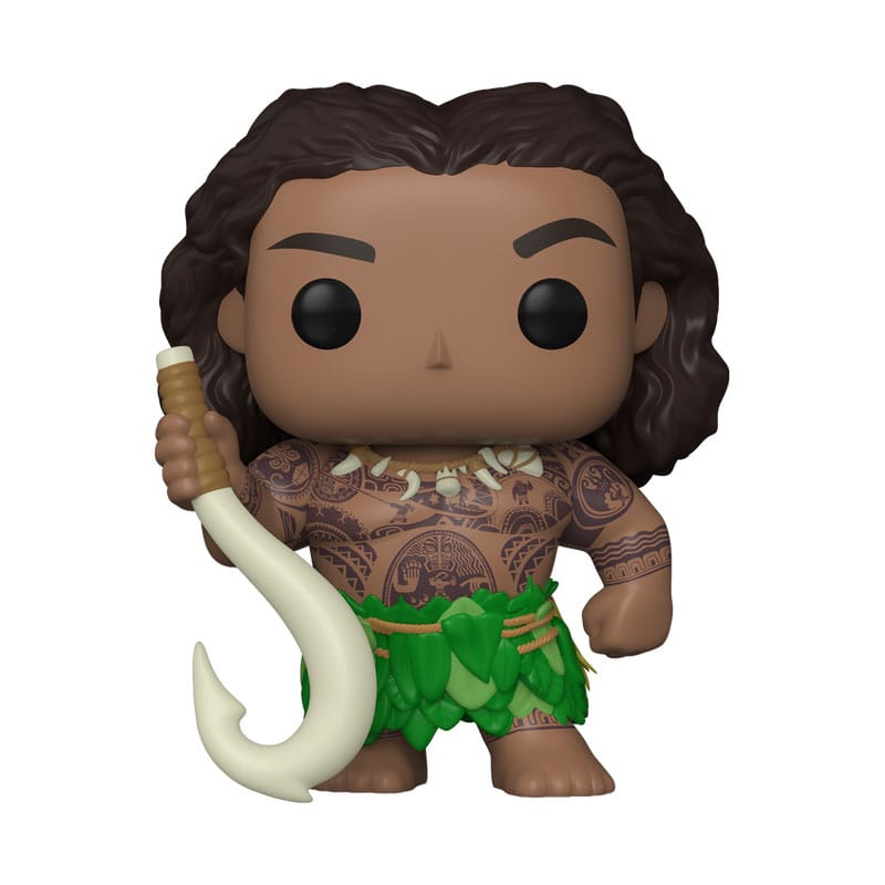 Moana 2 POP! & Buddy Vinyl Figure Maui with Fish Hook 9 cm