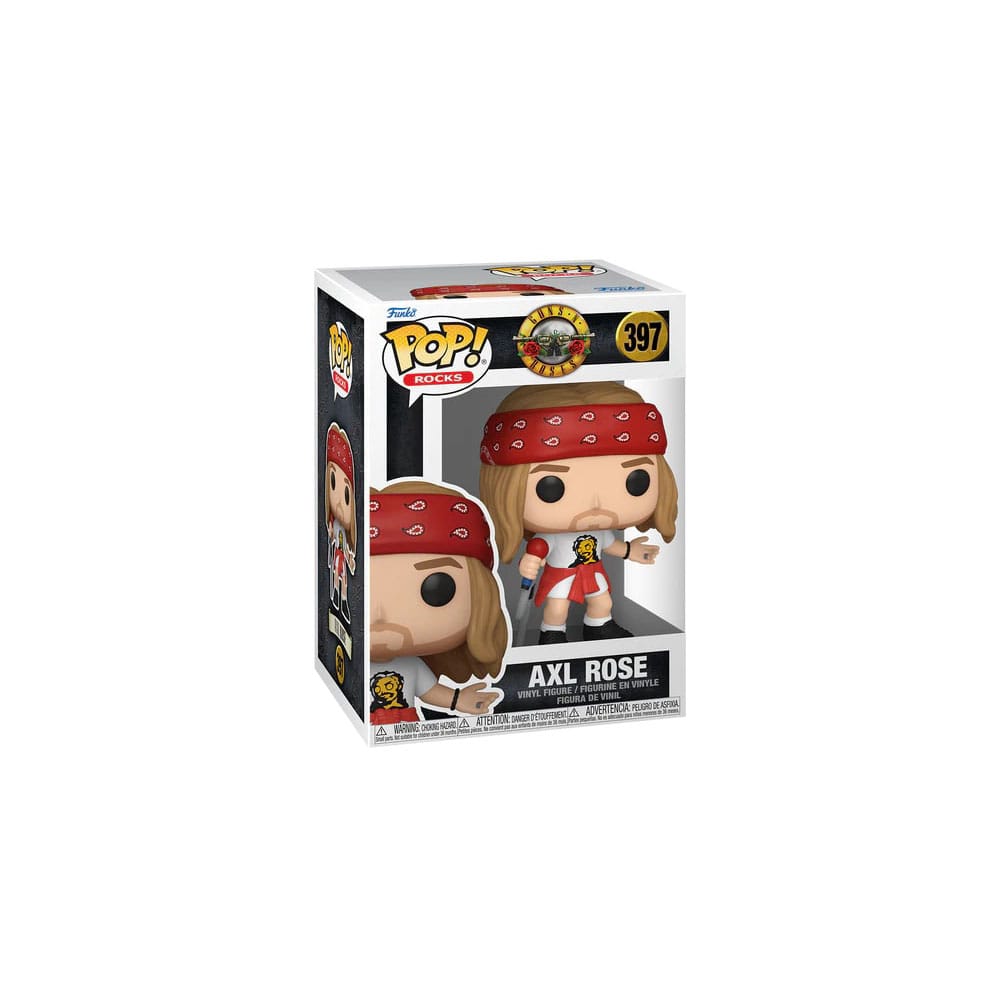 Guns N Roses POP! Rocks Vinylfiguren Axel Rose(1992) mit CH 9 cm Sortiment (6)