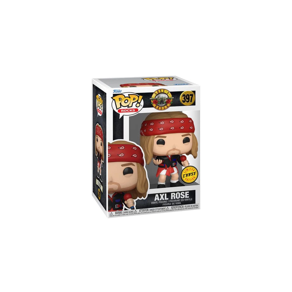 Guns N Roses POP! Rocks Vinylfiguren Axel Rose(1992) mit CH 9 cm Sortiment (6)