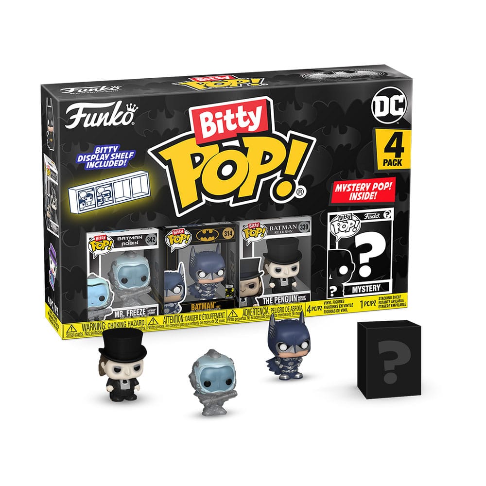 Batman 85th Anniversary Bitty POP! Vinyl Figure 4-Pack Freeze 2,5 cm