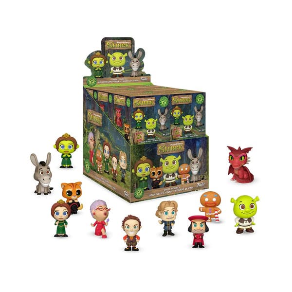 Shrek Mystery Minifiguren 30. Jubiläum 5 cm Display (12)