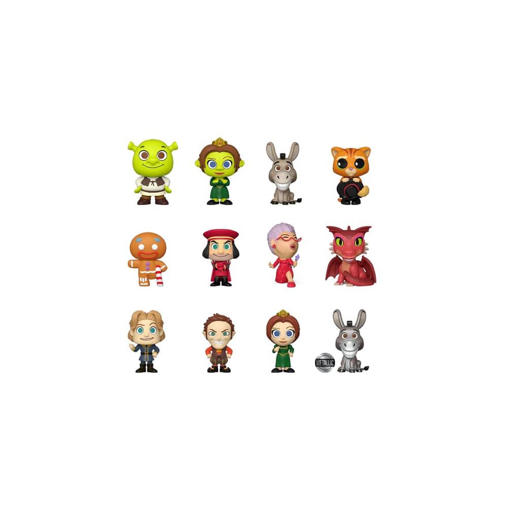 Shrek Mystery Minifiguren 30. Jubiläum 5 cm Display (12)