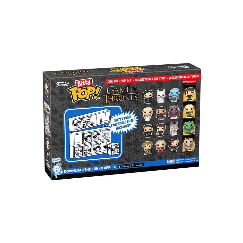 Game of Thrones Bitty POP! Vinyl Figure 4-Pack Jon Snow 2.5 cm