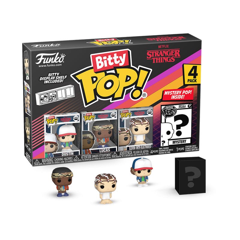 Stranger Things Bitty POP! Vinyl Figure 4-Pack Dustin 2,5 cm