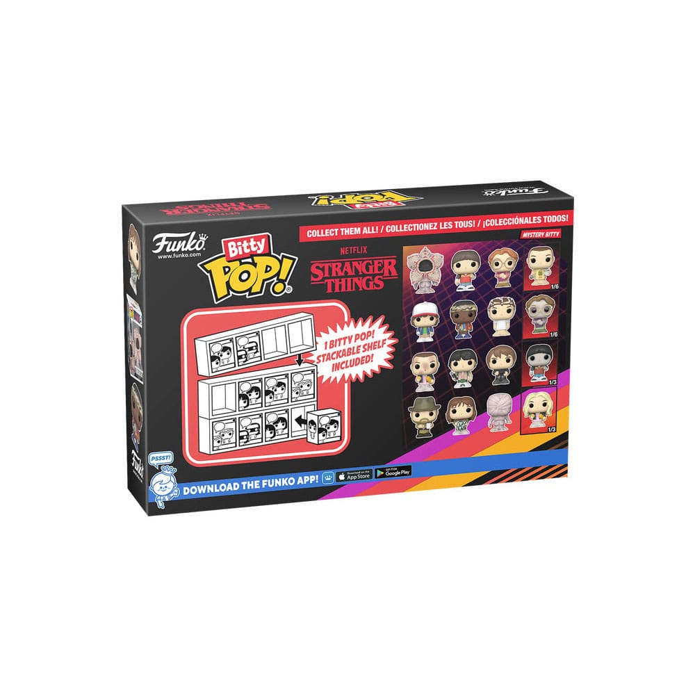 Stranger Things Bitty POP! Vinyl Figure 4-Pack Hopper 2.5 cm