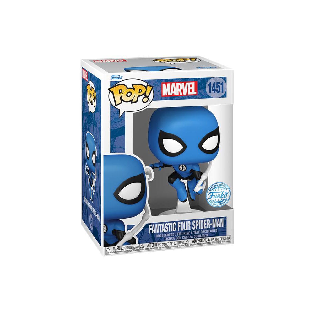 Marvel Pop! Fantastic Four Vinyl Figure Spider-Man Blue Suit Special Edition 10 cm