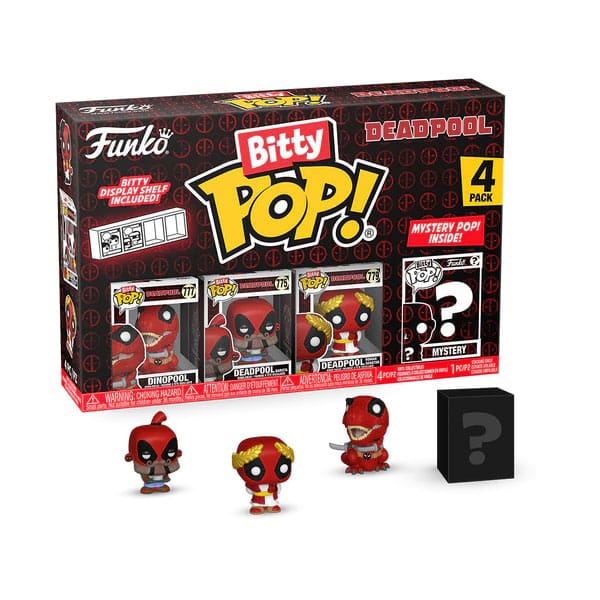 Deadpool Bitty POP! Vinyl Figure 4-Pack Dinopool 2,5 cm