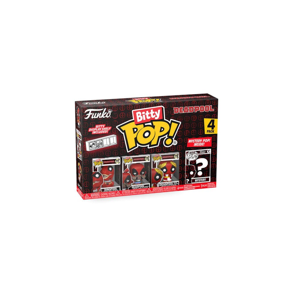 Deadpool Bitty POP! Vinyl Figure 4-Pack Dinopool 2.5 cm