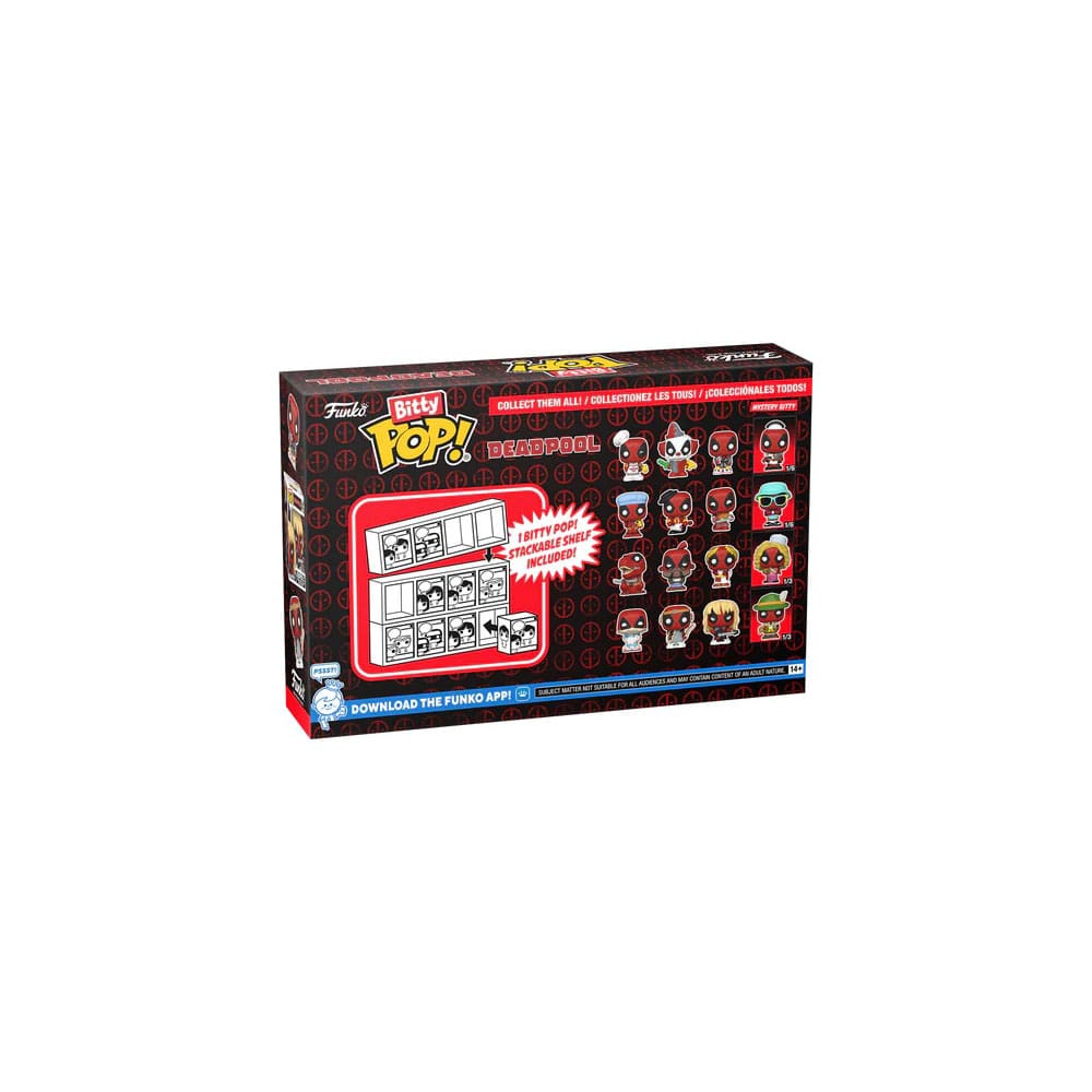 Deadpool Bitty POP! Vinyl Figure 4-Pack Dinopool 2.5 cm