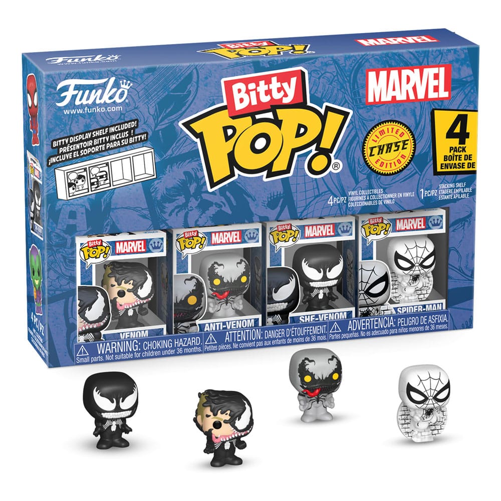 Spider-Man Bitty POP! Vinyl Figure 4-Pack Series 3 2 cm