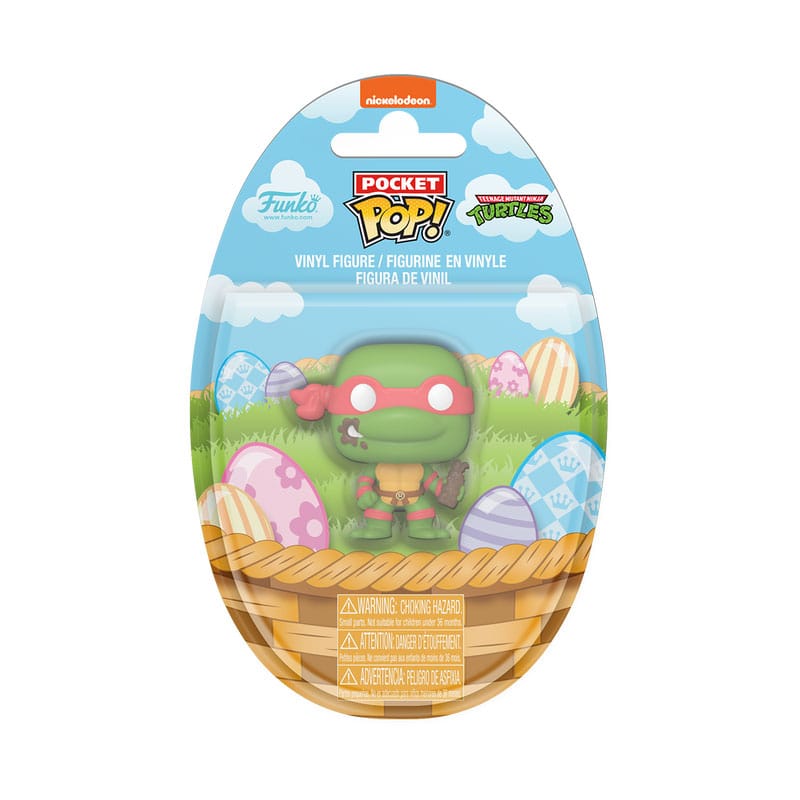 Teenage Mutant Ninja Turtles Pocket POP! Vinyl Figure Easter Raphael 4 cm Display (12)
