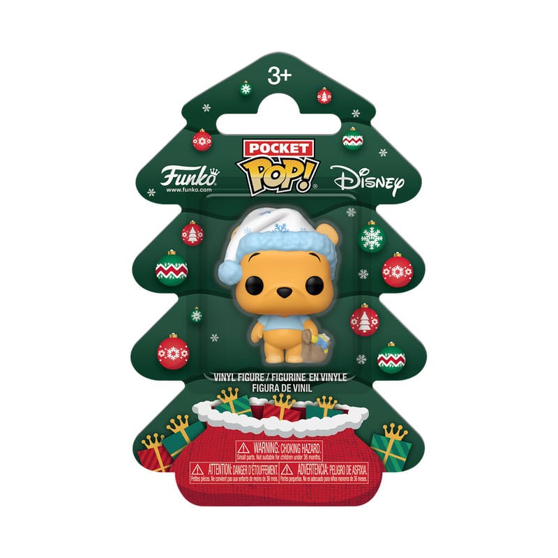 Winnie the Pooh Holiday 2025 Pocket POP! Vinyl Keychains Pooh Tree Holiday Box 4 cm