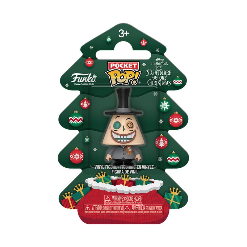 Nightmare before Christmas Holiday 2025 Pocket POP! Vinyl Keychains Mayor Tree Holiday Box 4 cm