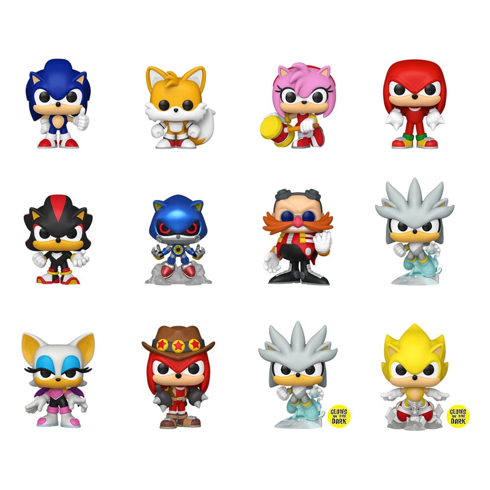 Sonic - The Hedgehog Mini Figures PDQ 5 cm Display (12)