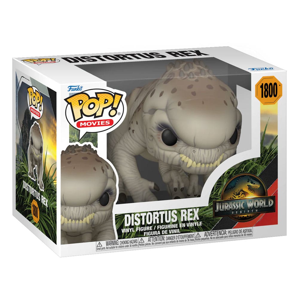 Jurassic World Rebirth POP! Movies Vinyl Figure Distortus Rex 9 cm